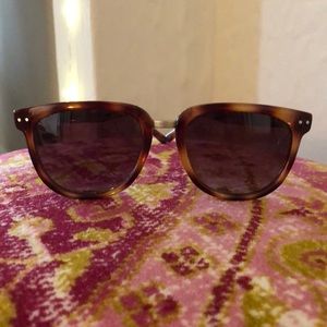 Cole Haan Polarized Tortoiseshell Sunglasses